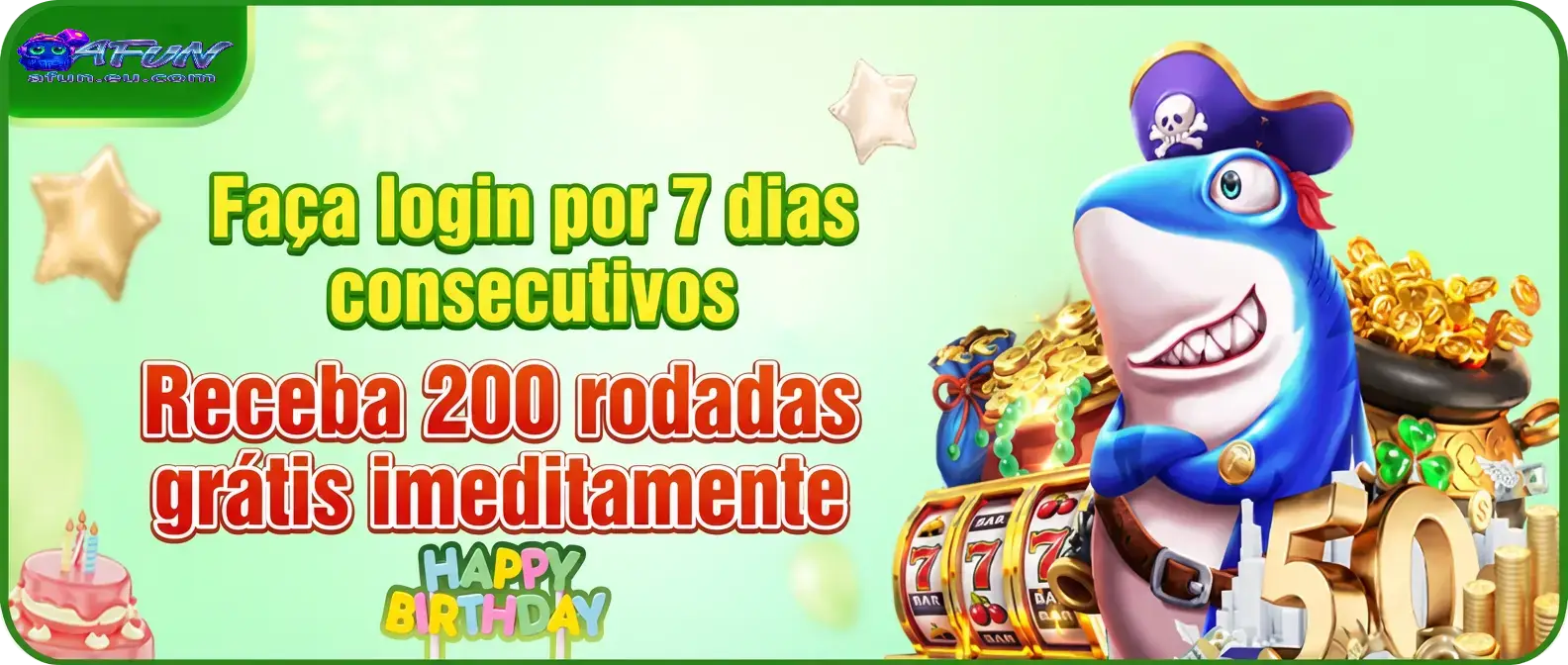 afun promocao faca login por 7 dias consecutivos