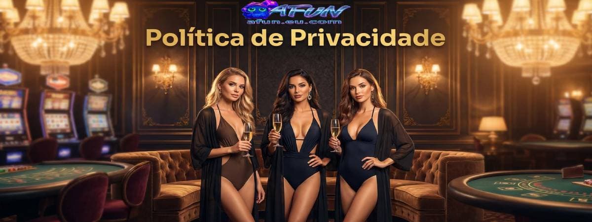 política de Privacidade afun banner